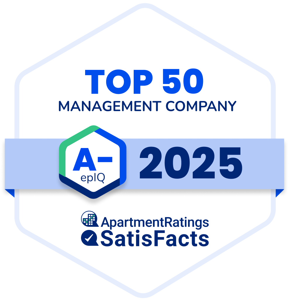 Top 50 Management Company A- 2025 ApartmentRatings SatisFacts