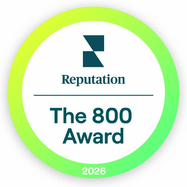 The 800 Award from Reputation