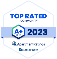 Top Rated 2021 award from Apartment Ratings