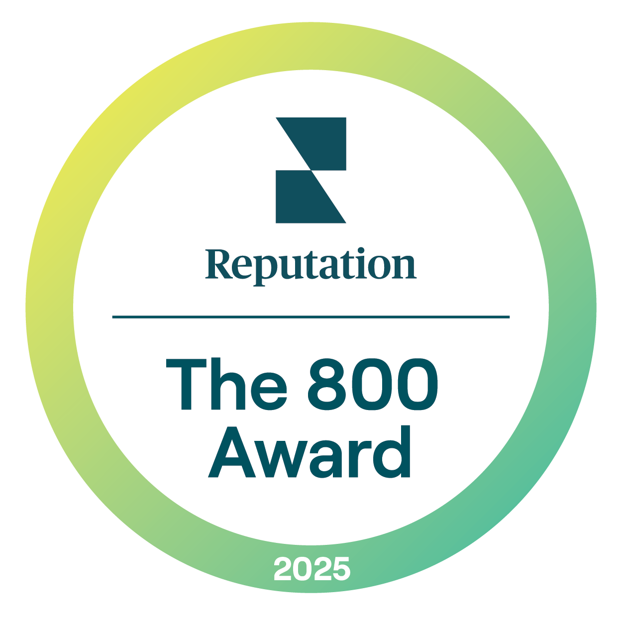 The 800 Award 2024 from Reputation